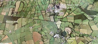 Aerial view of Beacon Hill (click to enlarge view).